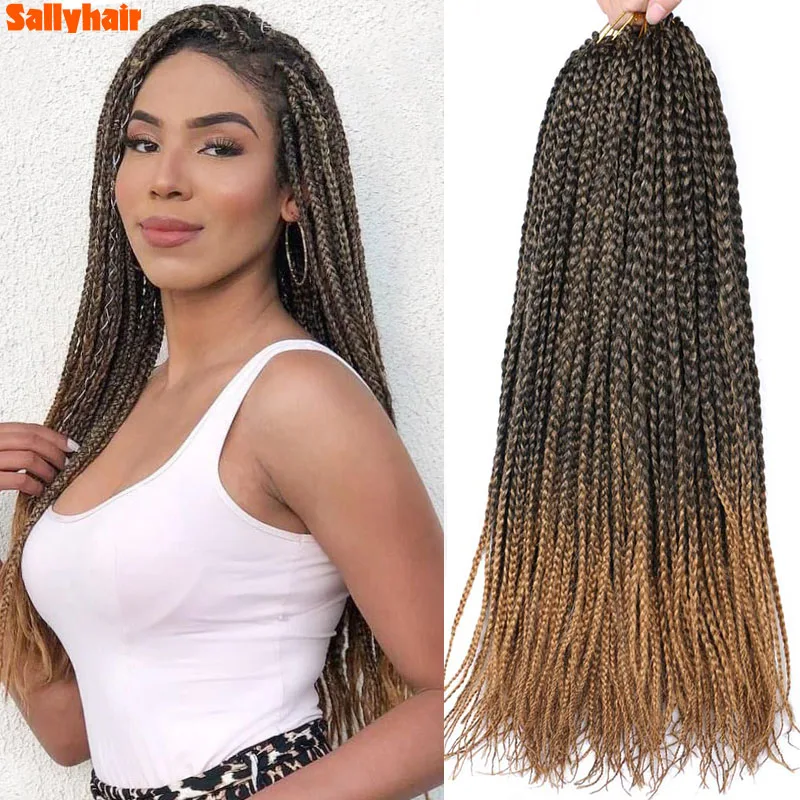 

Синтетические косички Sallyhair, 22 корня/упаковка, черные косички для плетения, 14 и 18 дюймов