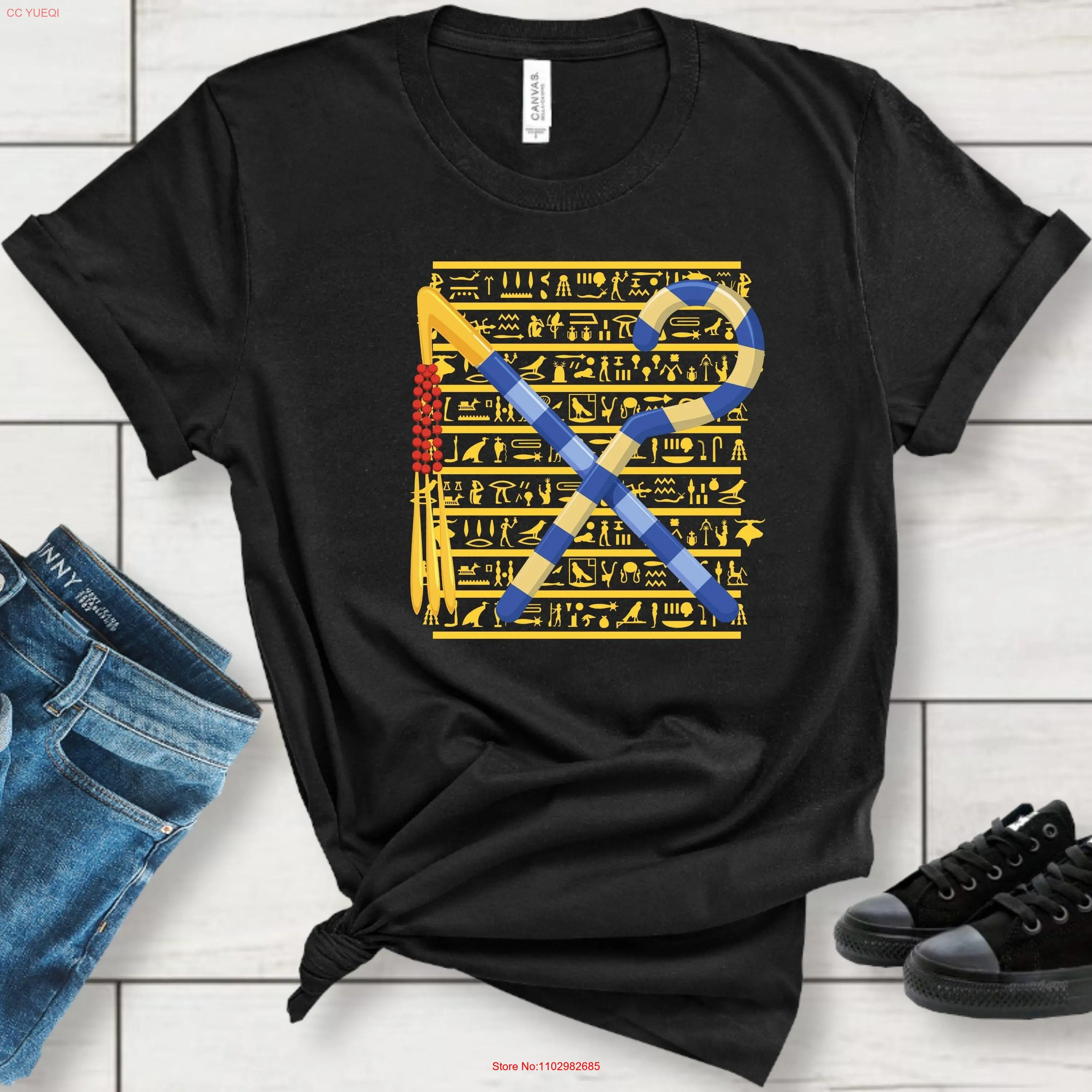 Рубашка с символом крока и льва мощность Величество короля древний Египет