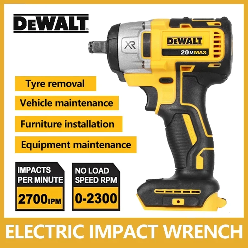 Фото Dewalt DCF880 Аккумуляторный ударный гайковерт 20 В Оригинальный 2300 об/мин Перезаряжаемый электрический литиевый аккумулятор 13 мм Электроинструменты 203 Нм №1
