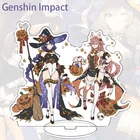 Фигурка аниме Genshin Impact, 16 см, раньше Beelzebul Hu Tao Morax Eula Barbatos, украшение на столешницу
