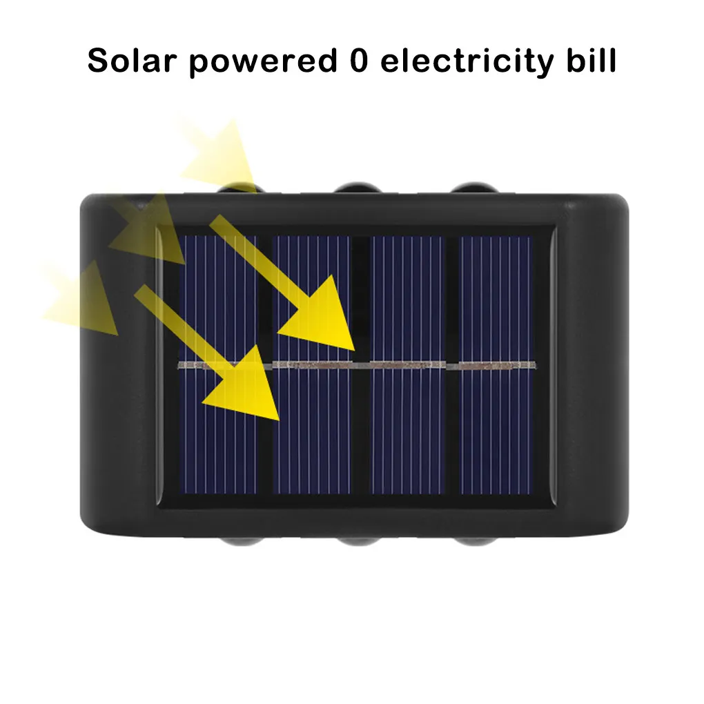 

Настенные светильники на солнечной батарее, светодиодные лампы для украшения сада, двора, улицы, садоводства, забора, лестницы