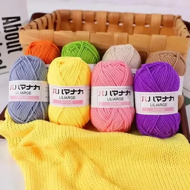 Хлопчатобумажная пряжа 4 Ply 25г Assorted Colors