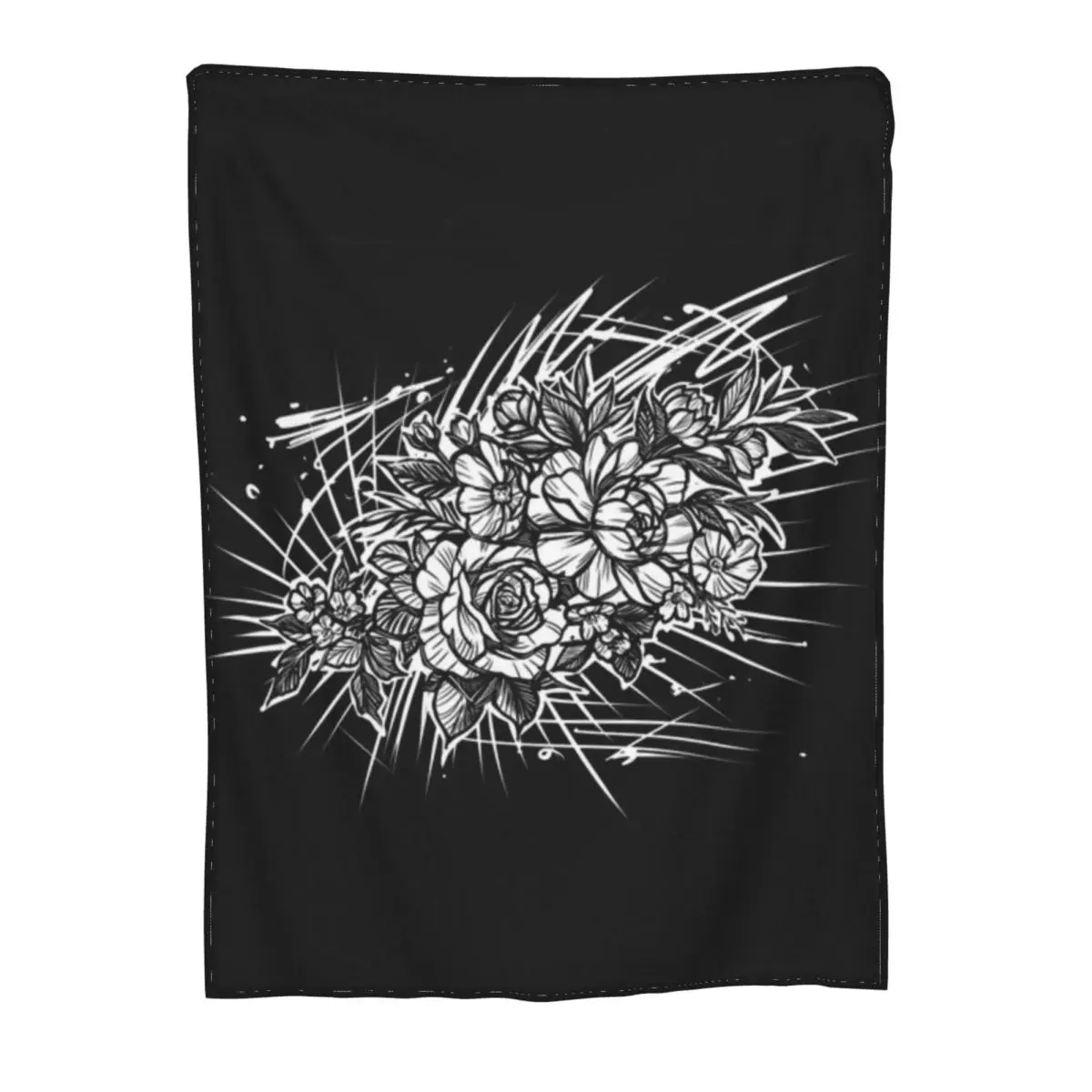 Копия Lineart Roses ультра-мягкое Флисовое одеяло