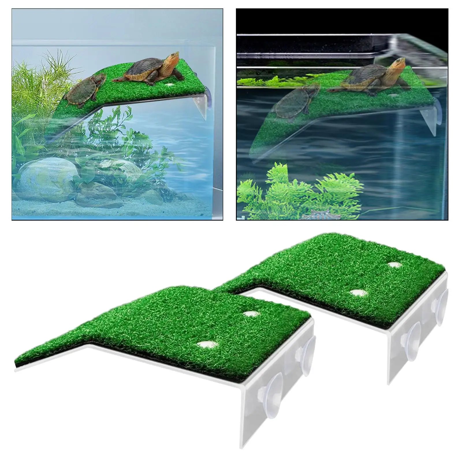 

Turtle Resting Basking Platform for Frog Semi Aquatic Animals Small Reptiles