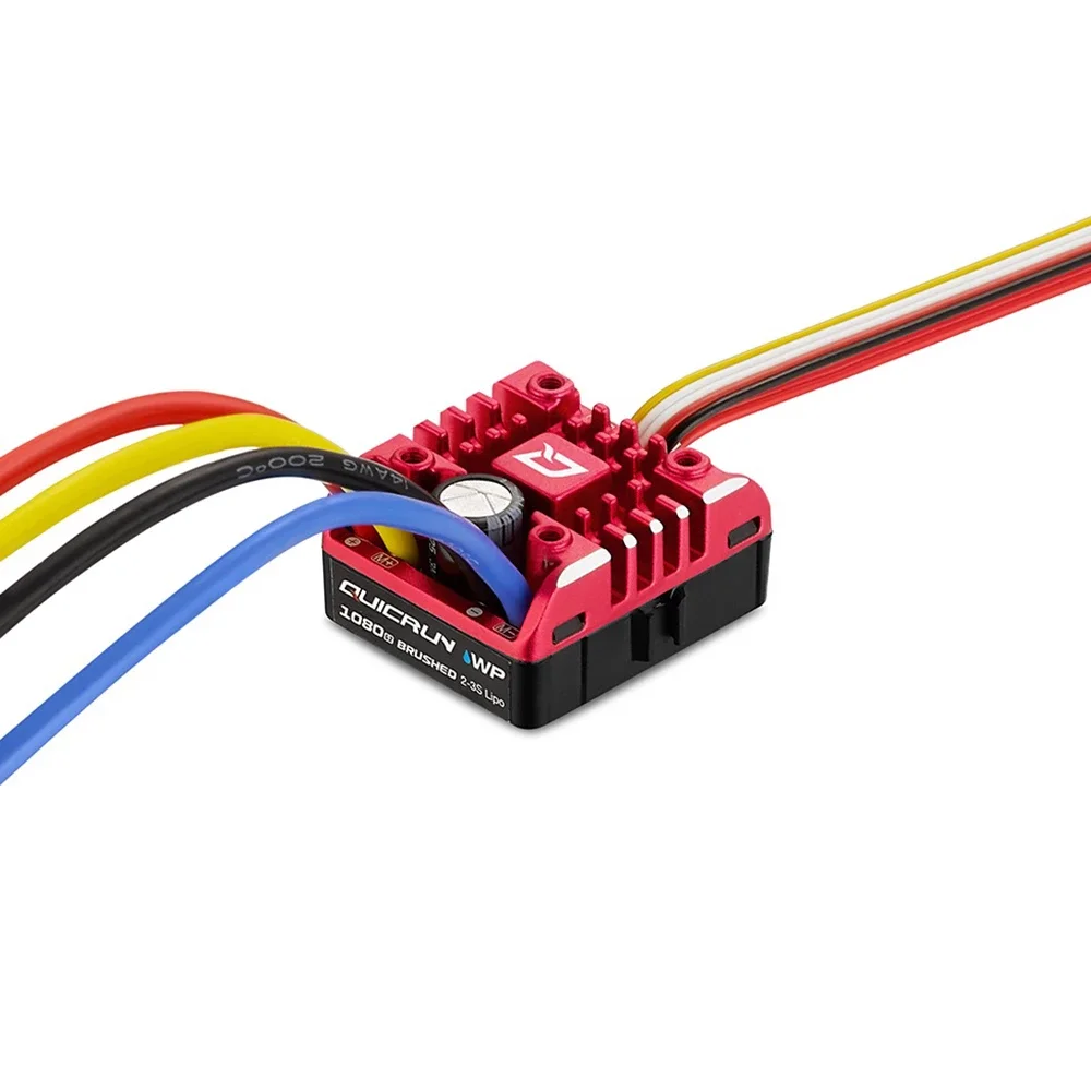 

Hobbywing QuicRun WP 1080 G2 80A Waterproof Brushed ESC for 1/10 1/8 RC Electric Remote Control Model Car Crawler Accessories