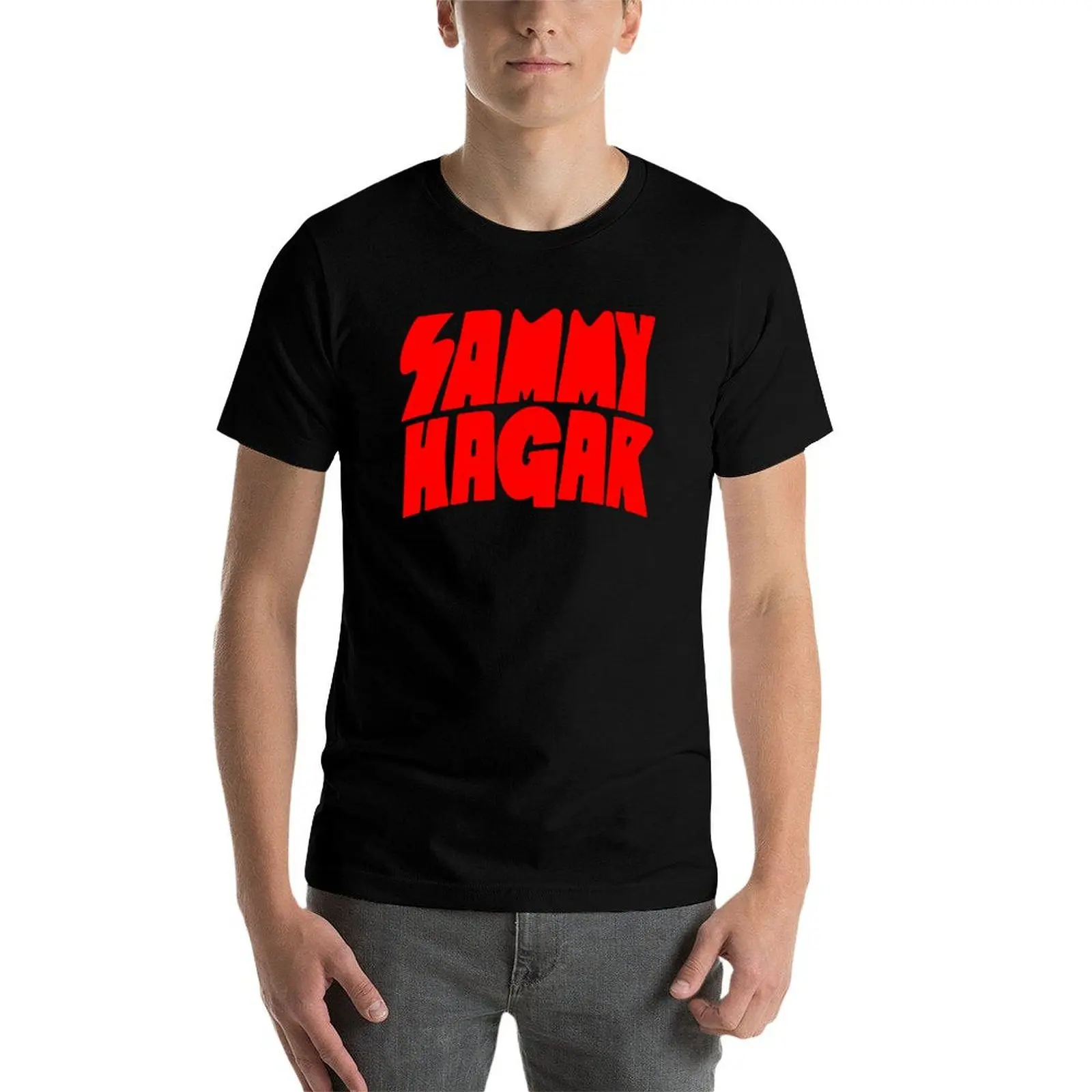 Футболка SAMMY HAGAR футболка с аниме роскошные мужские мешковатые рубашки рисунком