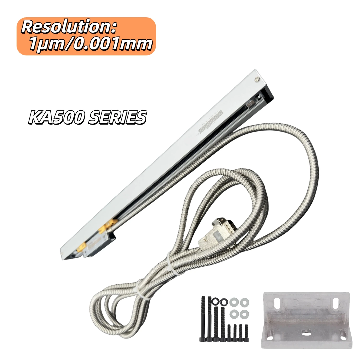 

KA500【1um】 70 120 170 220 270 320 370 420 мм Тонкая линейная шкала DRO 18x20 мм Тонкий небольшой токарный станок Линейный энкодер Решетка Линейка Датчик