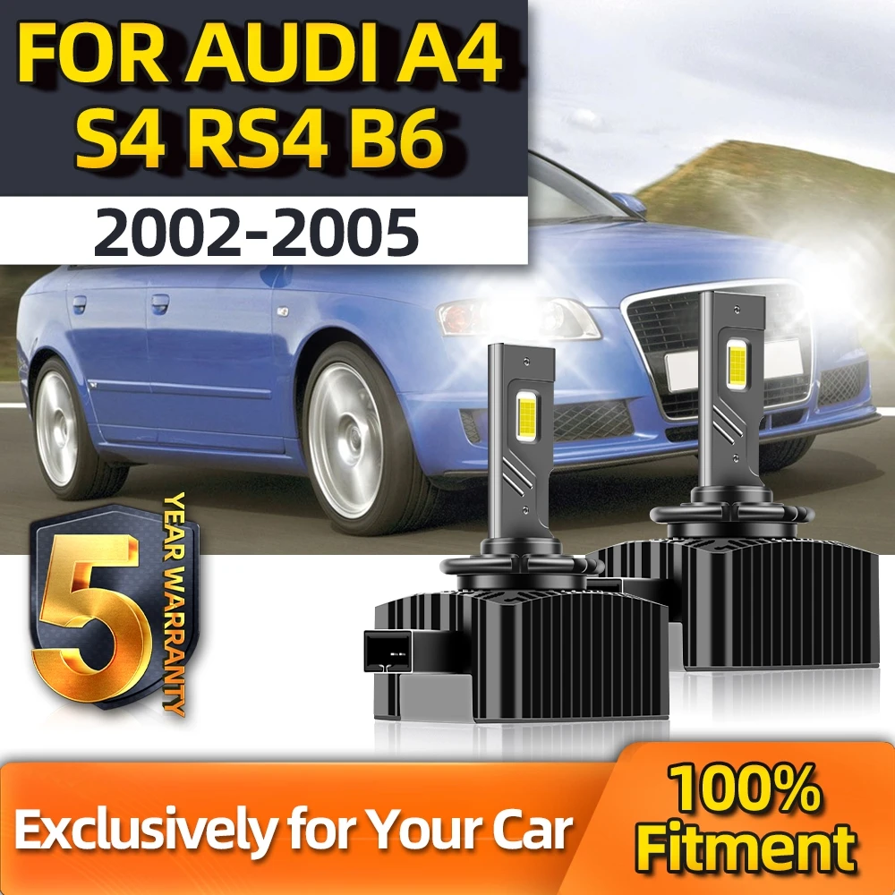

TEENRAM Anti Light Headlamp Bulb D1S Copper Tube 30000LM 110W Headlights Bulb For Audi A4 S4 RS4 B6 2002 2003 2004 2005