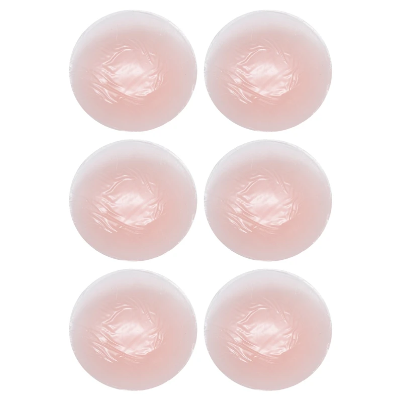 

3 Pairs Reusable Adhesive Silicone Nipple Cover Breast Pads