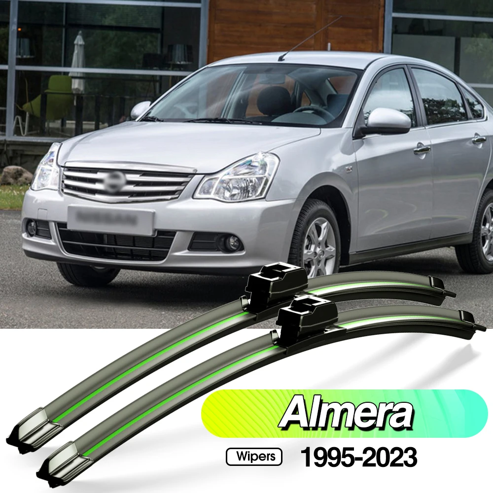 Для Nissan Almera N15 N16 N17 N18 1995-2023 2 шт. щетки стеклоочистителя переднего стекла