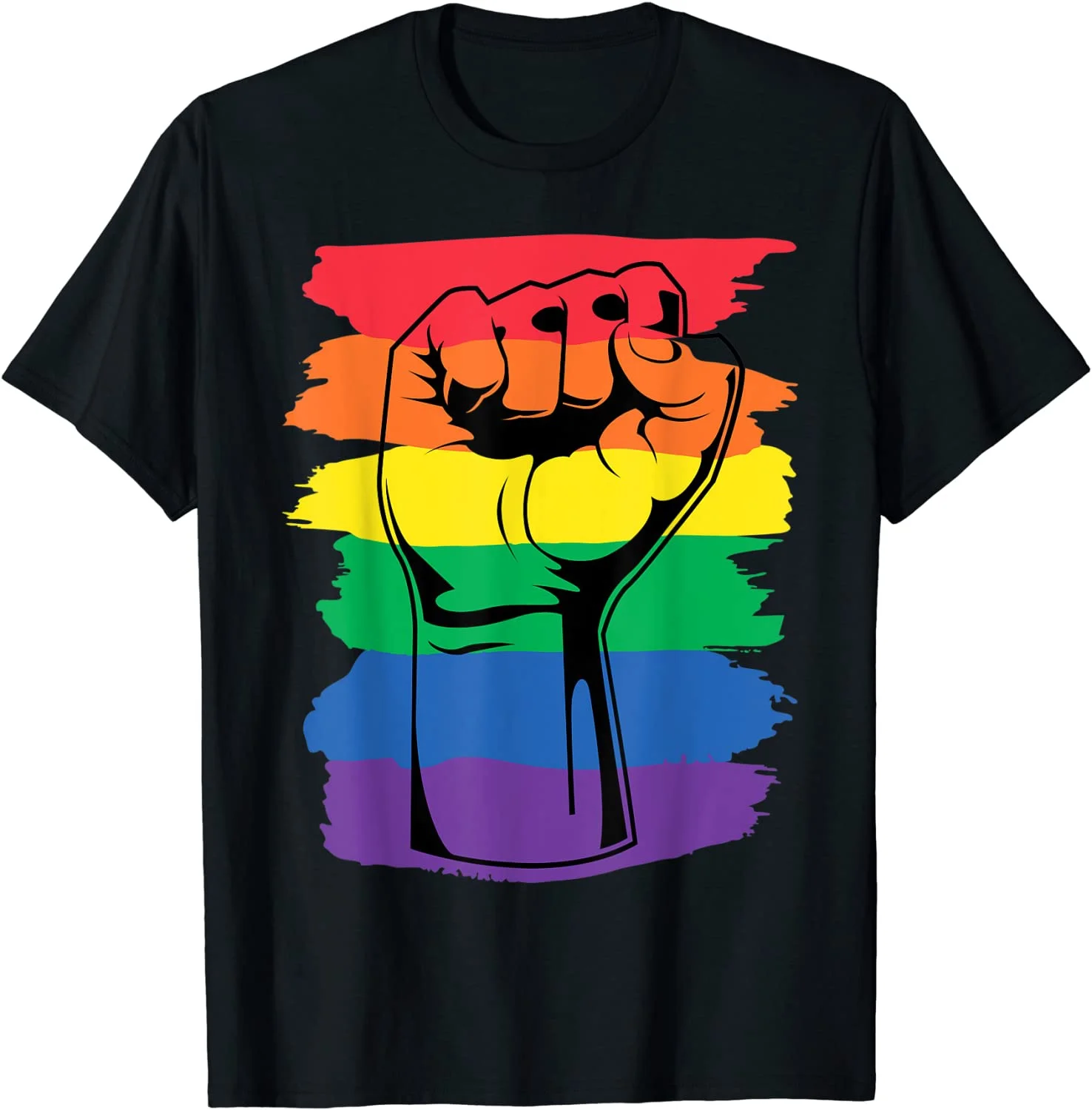

Pride Month Rainbow Fist Pride T-Shirt