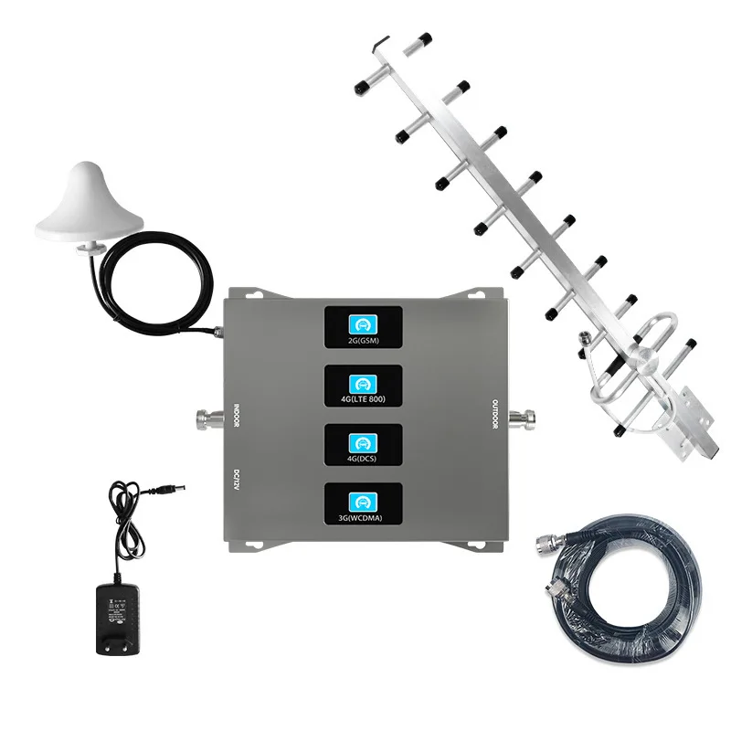 4-полосный усилитель мобильного сигнала 2g 3g 4g 5g lte мобильный для сотового телефона