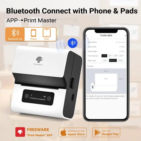 Phomemo M221 Термальный принтер для этикеток