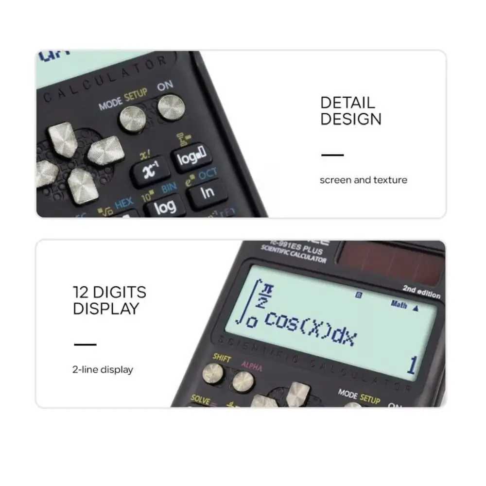 417 функций инженерный научный калькулятор 2-строчный многофункциональный