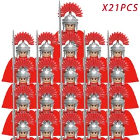 20pcs middle ages roman empire spartan crusader mini medieval soldier figures model building blocks bricks toy gift for children
