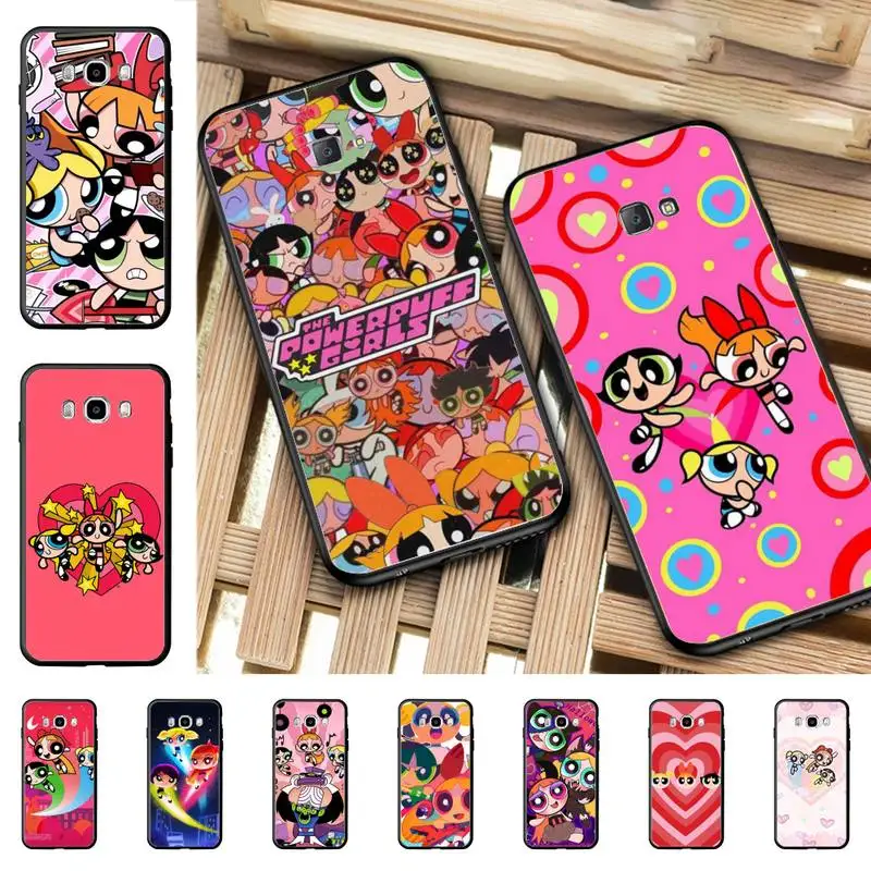 

Cute Cartoon Girls Phone Case for Samsung J 2 3 4 5 6 7 8 prime plus 2018 2017 2016 core