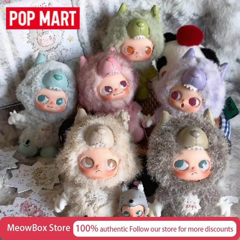 Фото Оригинальный плюшевый брелок Pop Mart Zsiga Im Zsiga Series Vinyl Fluffy, загадочная коробка-сюрприз, праздничные подарки, плюшевые игрушки №5