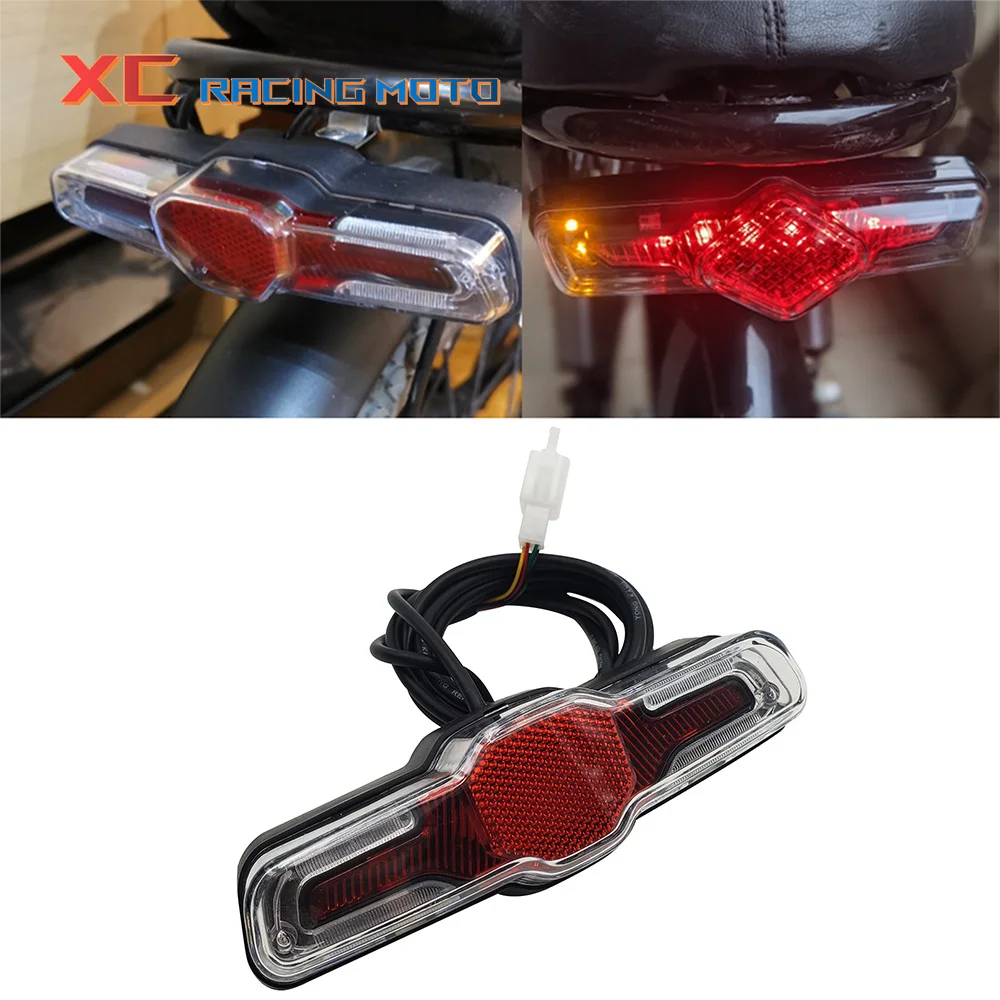 

Electric Bicycle Scooter 60V Brake Tail Light Signal Light Turn Signal Universal For Citycoco Scooter Harley Electric Scooter