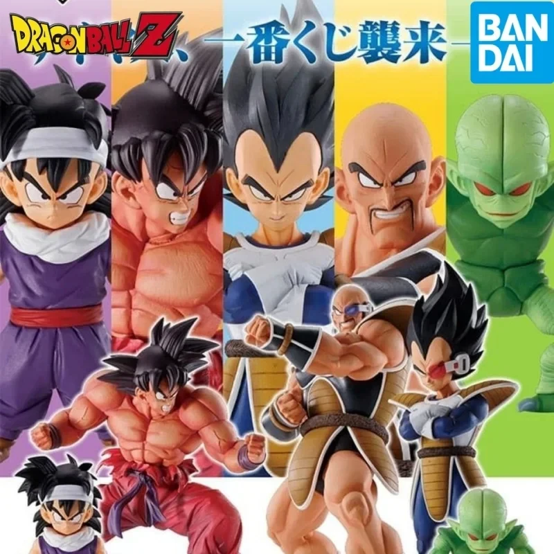 Новый оригинальный Bandai Ichiban Kuji Dragon Ball Z Toys Последний приз Nappa Vegeta Goku Saiyan Аниме