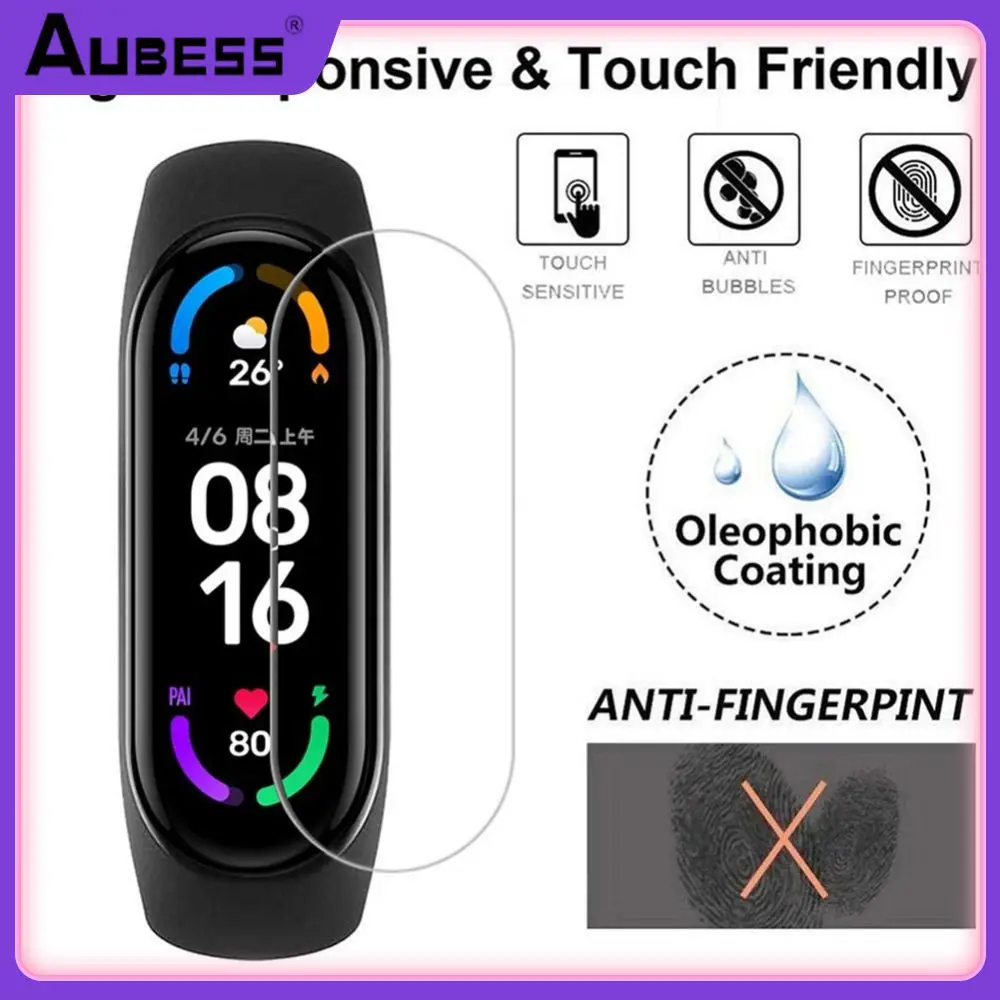 

Light Soft HD Film For Xiaomi Bracelet 8/NFC Sports Bracelet Full Screen Cover Automatic Repair Anti-blue Protective Film