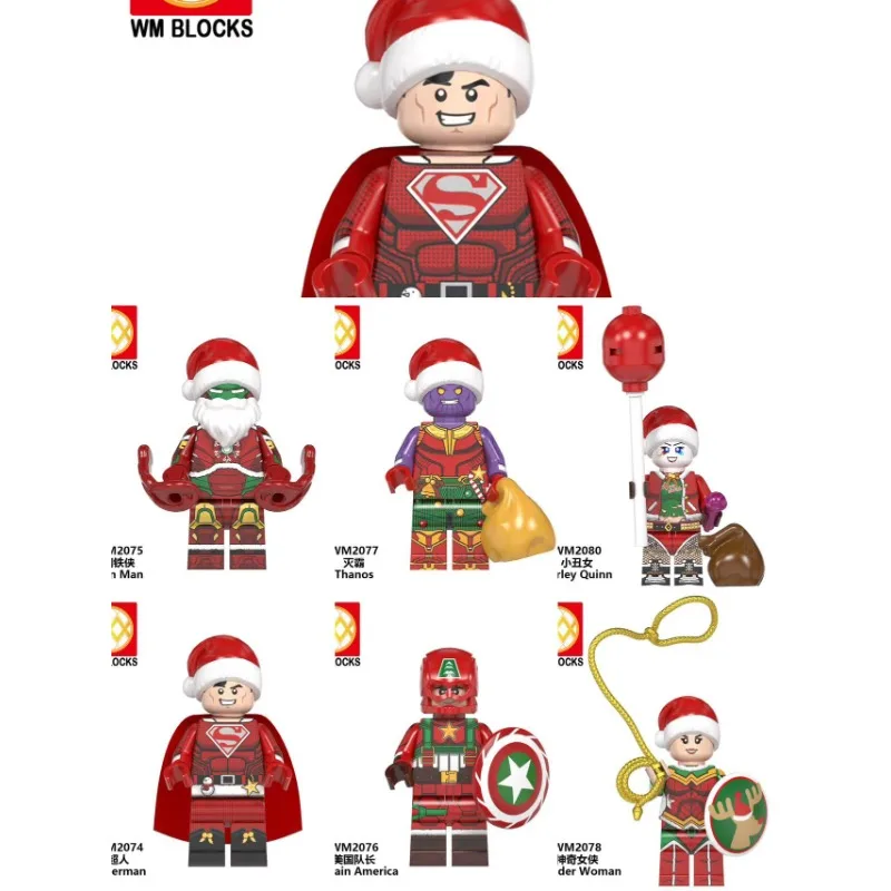 Строительные Блоки Фигурки Игрушки Из Искусственной Кожи Мини-статуэтки Подарки