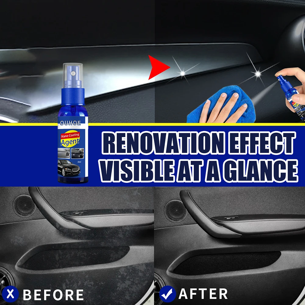 

Necessary Cleaning Supplies For Automobiles 1pcs Car Plastic Refurbisher Dashboard Interior Maintenance Repair Cleaning