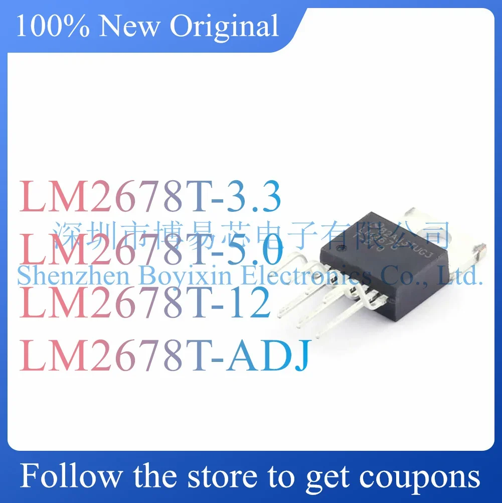NEW LM2678T-3.3 LM2678T-5.0 LM2678T-12 LM2678T-ADJ Original Product.