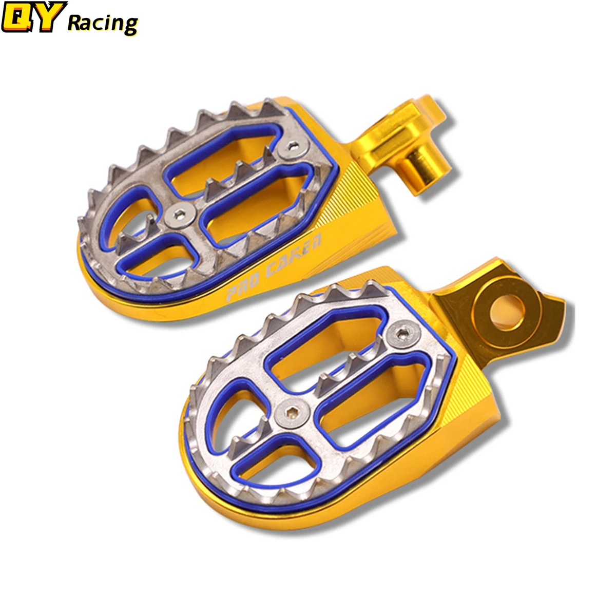 Мотоциклетные золотые подножки с ЧПУ для Suzuki RMZ250 RMZ450 RMZ450Z RMZ 250 450 450Z кроссовый