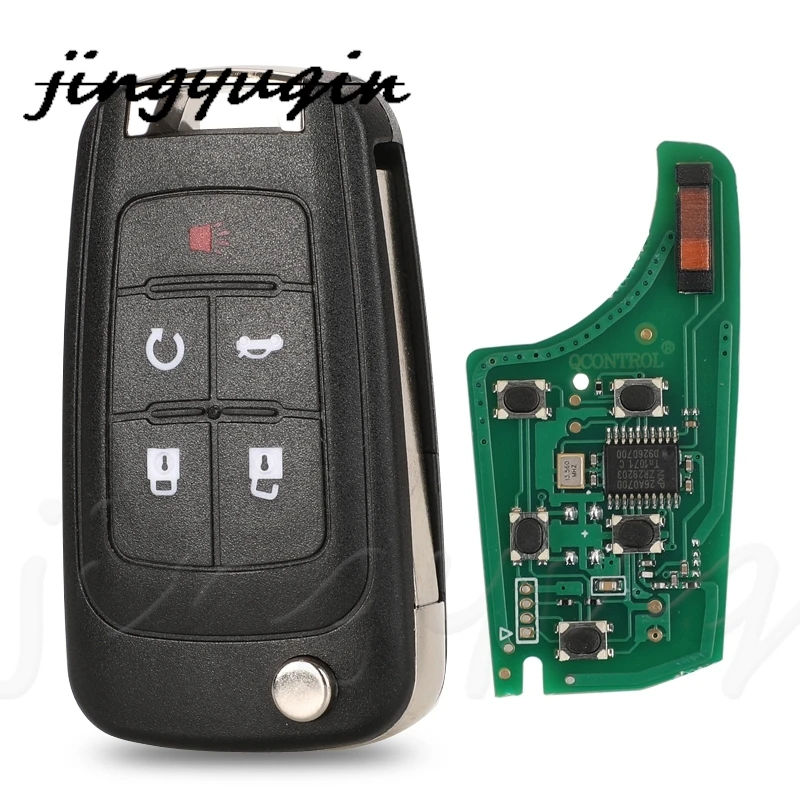 

Jingyuqin 2/3/4/5 кнопок автомобильный дистанционный ключ «сделай сам» для OPEL/VAUXHALL Astra J Corsa E Insignia Zafira C 2009-2016 315/433 МГц PCF7937E