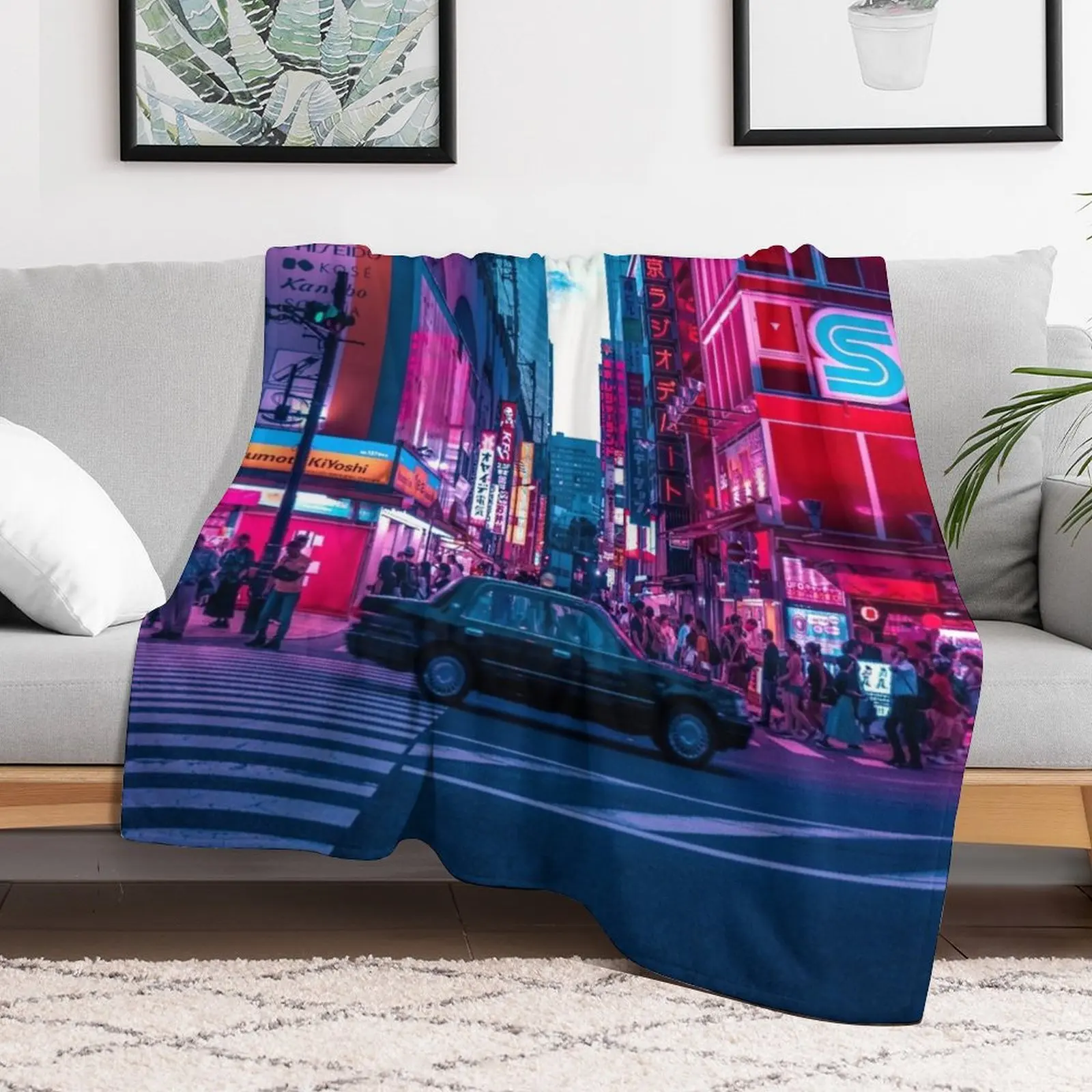 Новые вечерние прицелы Акихабара Throw Blanket Beautifuls Shaggy Blankets