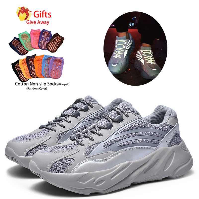 

Мужская спортивная обувь, кроссовки для бега, дизайнерские мужские повседневные кроссовки, дышащая модная светильник обувь, теннисные крос...