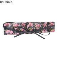 new summer hot sale casual 60 90cm flower pattern decorative wide belt fashion luxury pu leather woman cummerbunds