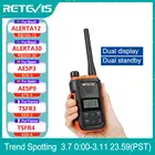 Портативная мини-рация Retevis RB627B с большим диапазоном, двухстороннее fm-радио, портативное радио VOX PTT ht для охоты, рыбалки, отеля