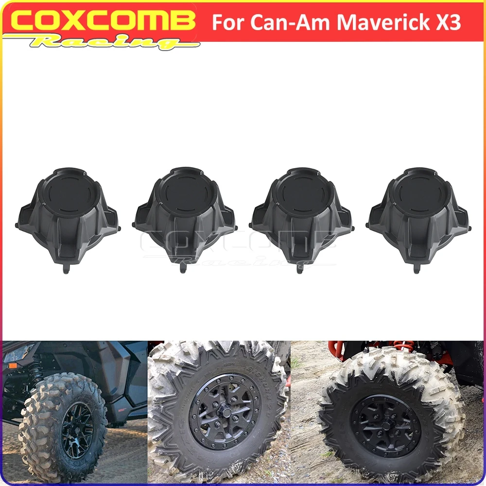 

Для Can-Am Maverick X3 4x4 DS XMR XRC Turbo DPS 900 HO Max DS MAXR 4x4 DS RS XDS ATV UTV Колпаки ступиц обода колеса Накладки на центральные крышки