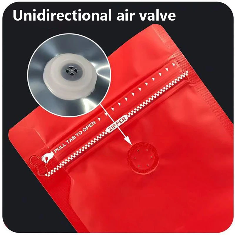 Восьмиугольный герметичный мешок для кофейного клапана JinSen пакеты хранения