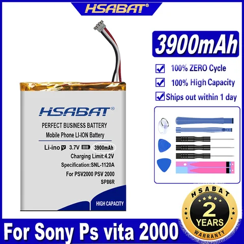 Batterie Li-ion 3,7v 2100mAh / 7.77Wh type 4-451-971-01, SP86R pour Sony  PCH-2007, PS Vita 2007, PSV2000