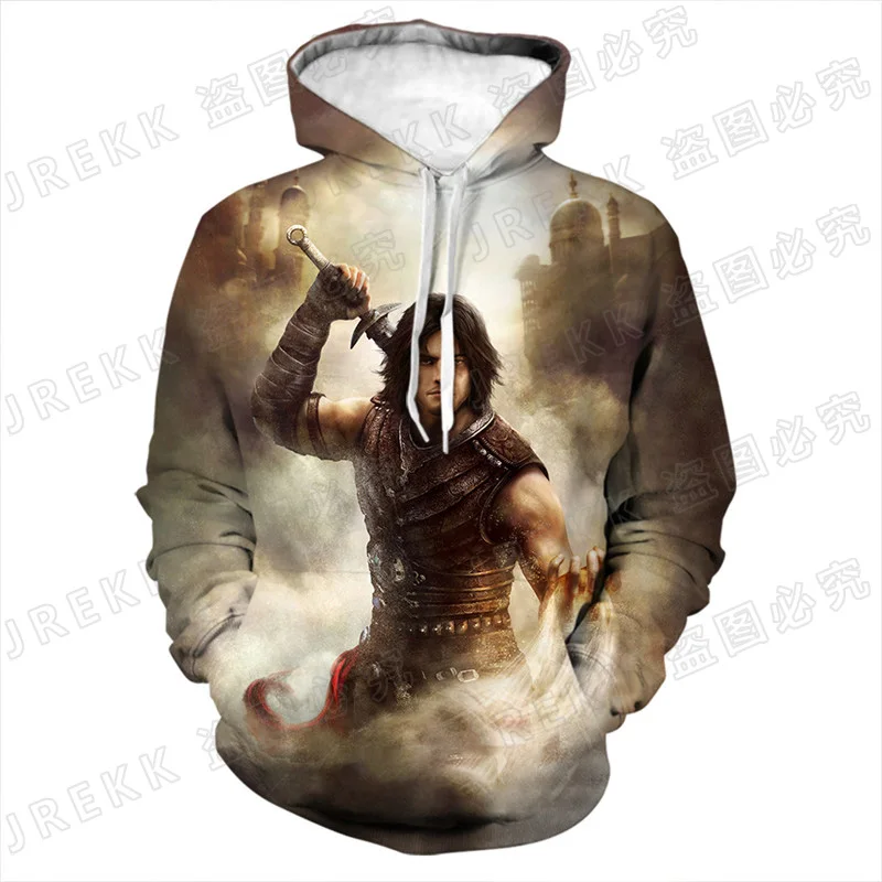 Толстовка мужская с капюшоном модная повседневная одежда 3D принтом из фильма