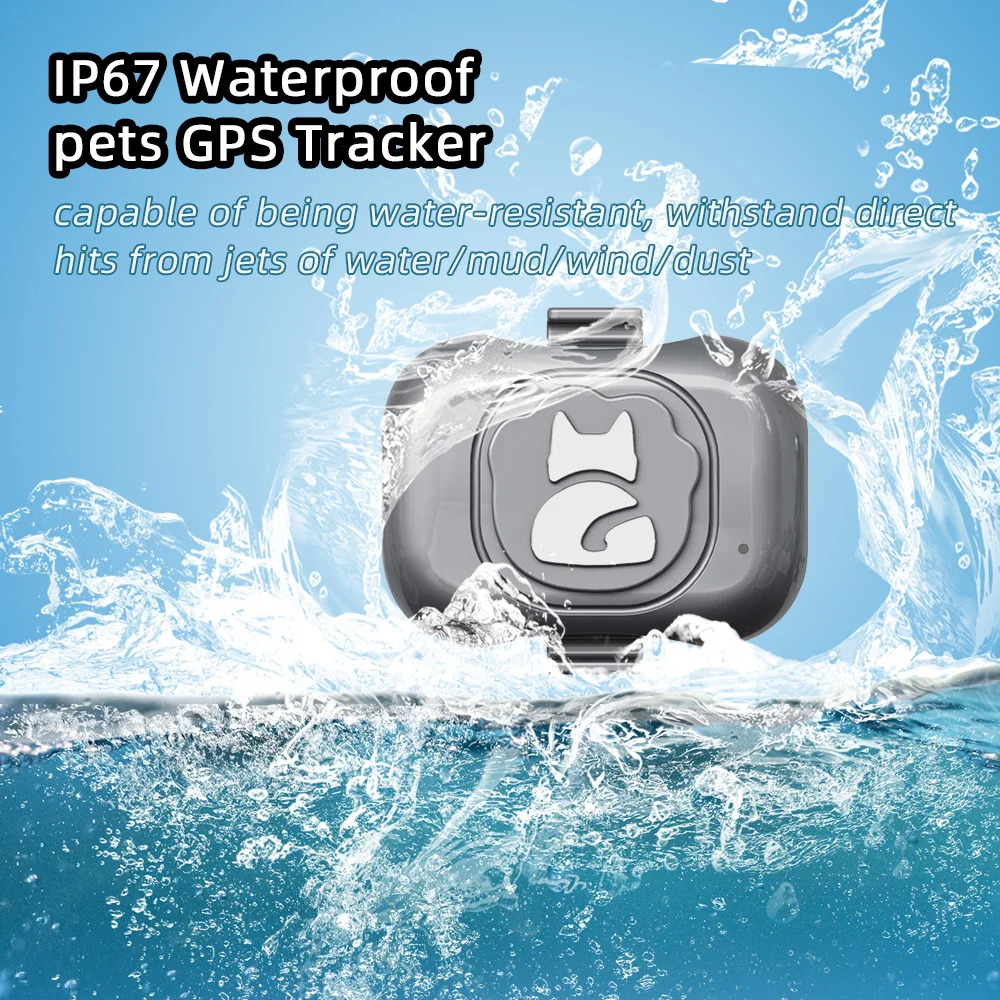 Pet GPS трекер ошейник для собак водонепроницаемый IP67 500 мАч SOS гео-забор Мини Кошка