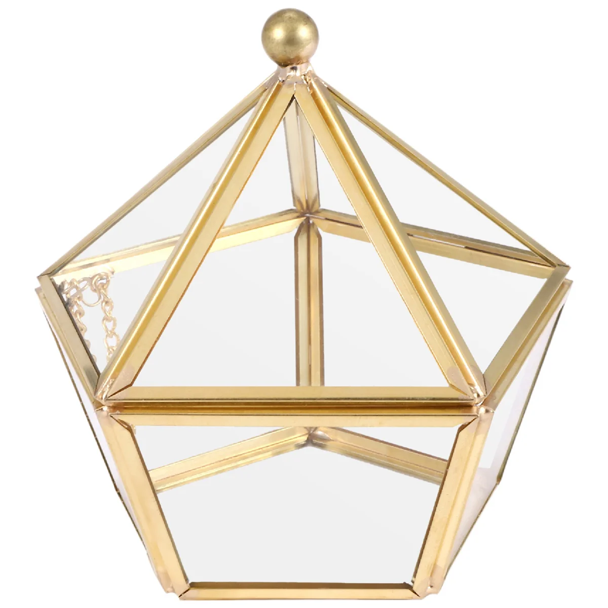 Стеклянная коробка для колец футляр свадебных украшений бессмертный цветок