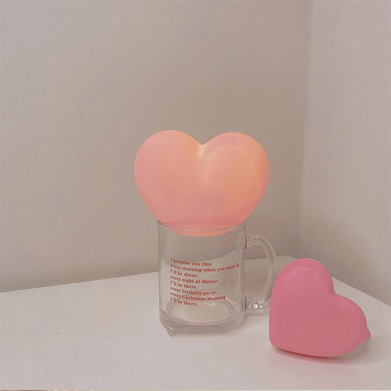 

LED Love Heart Shape Romantic Nights Light Barttery Power For Home Bedroom Valentine Day Wedding Decor Kids Children Girl Gifts