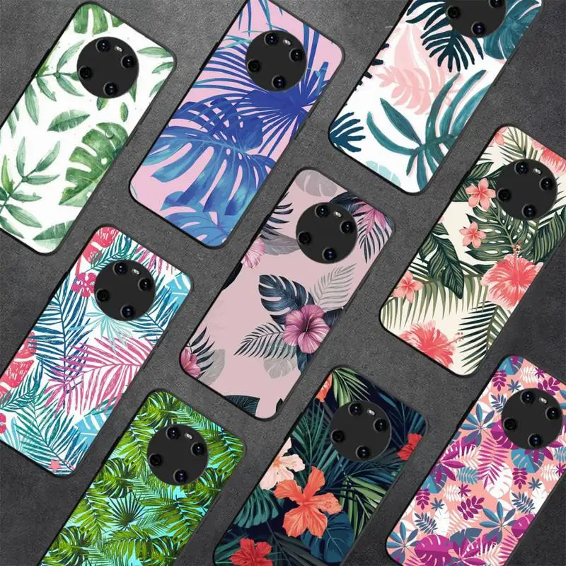 

Palm Tree Leaves Phone Case For Huawei Y5 Y62019 Y52018 Y92019 funda case for 9prime2019