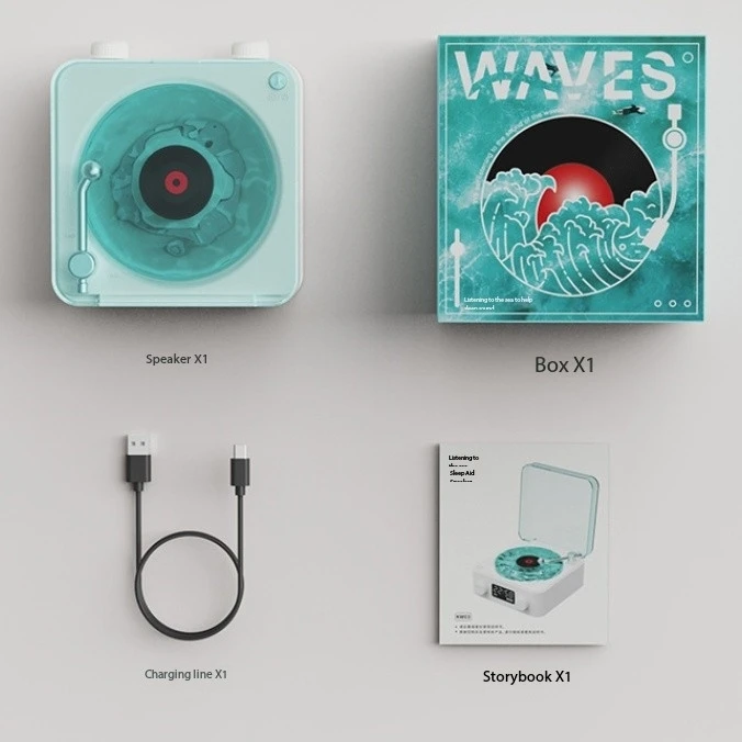 Tinghai беспроводной ретро Bluetooth будильник динамик часы для спальни атмосфера