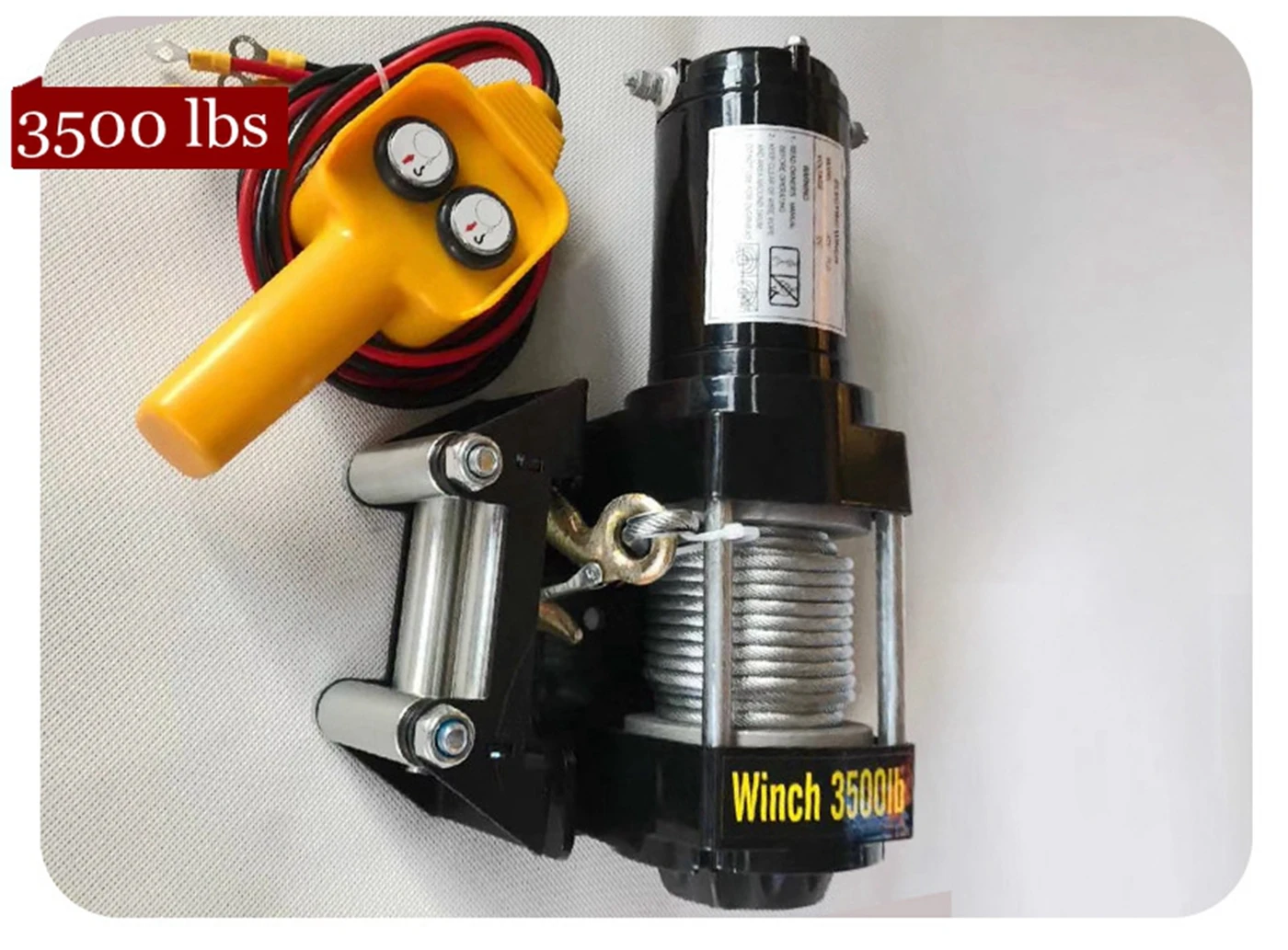 Electric winch 12V24V 3500 lbs vehicle off-road vehicle winch on-board crane  self-rescue off-road winch