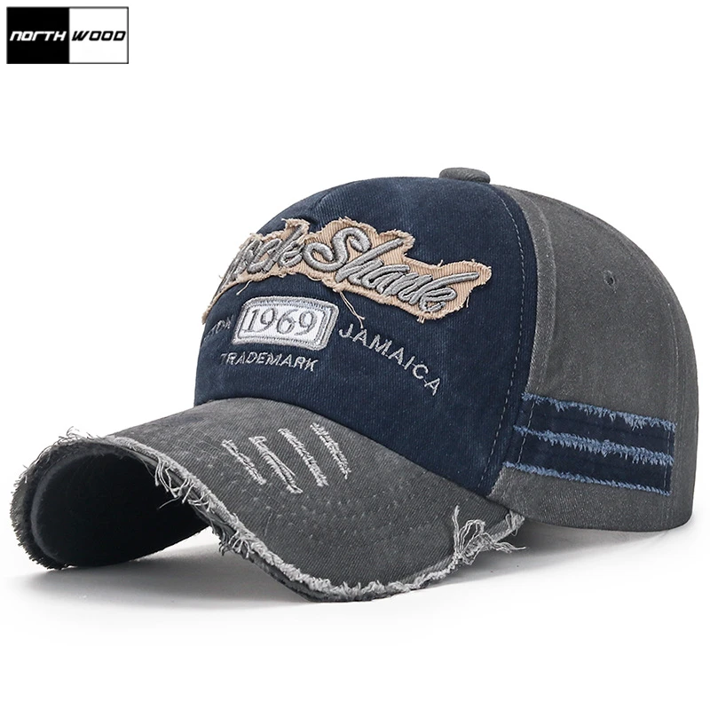 

NORTHWOOD Fashion All Cotton Women's Baseball Cap Snapback Hat for Men Embroidery Vintage Summer Dad Cap Female Hip Hop Caps