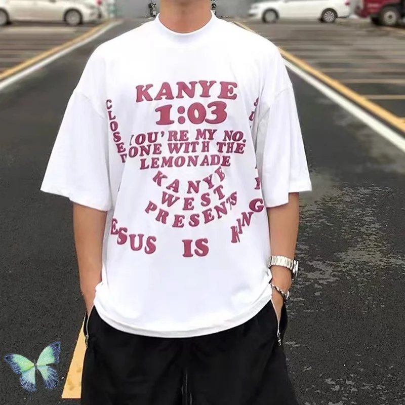 

Red Logo CPFM KANYE JESUS IS KING T-SHIRT