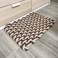 entrance thickened floor mats handmade carpet lover knot weaving carpets indoor and outdoor non slip absorbent door mat cat rug