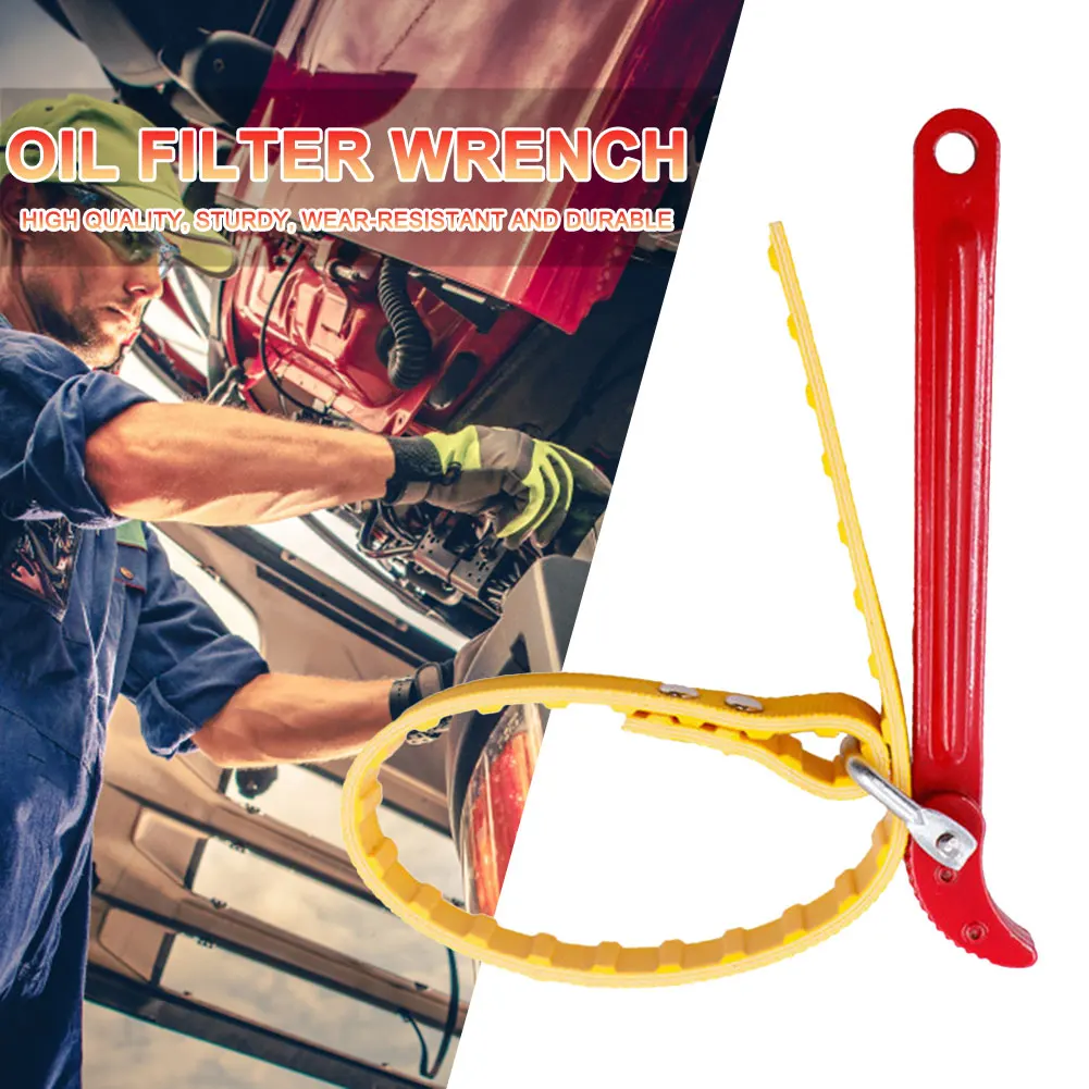 

Регулируемый инструмент для открывания ремня, гаечный ключ, съемник масляного фильтра, цепочка, Крышка корпуса, инструмент для удаления труб, аксессуары для удаления масла, 1 шт.