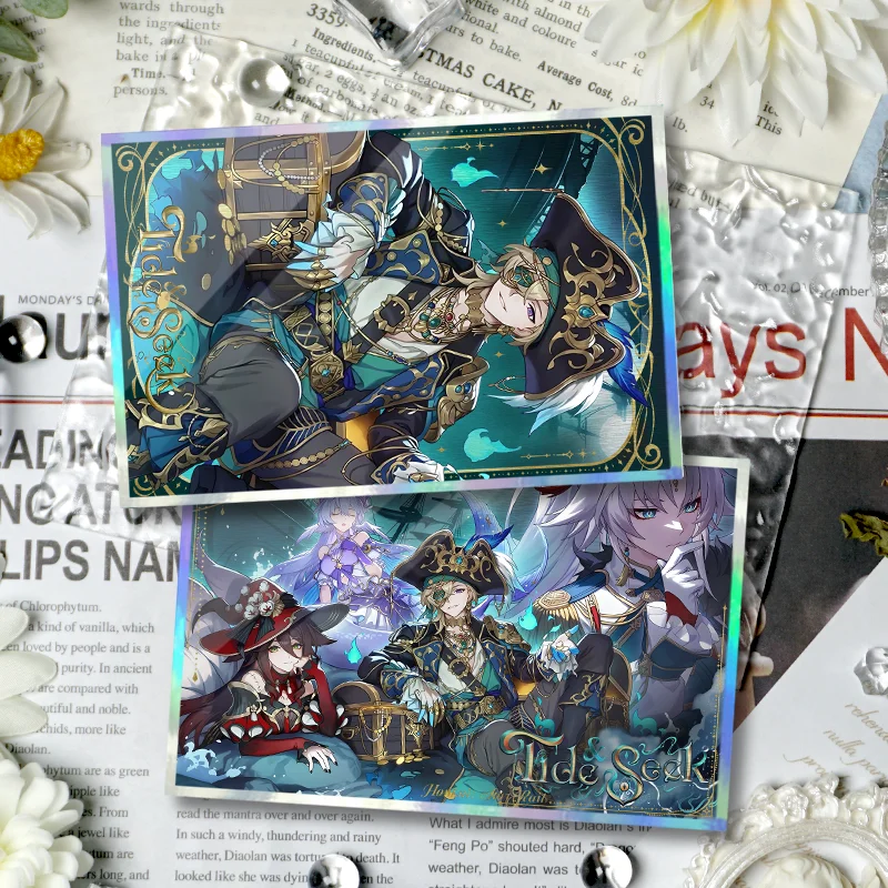 Аниме-игра Honkai: Star Rail HoYoFair Aventurine Robin Tingyun Feixiao цветная бумага для косплея карта с