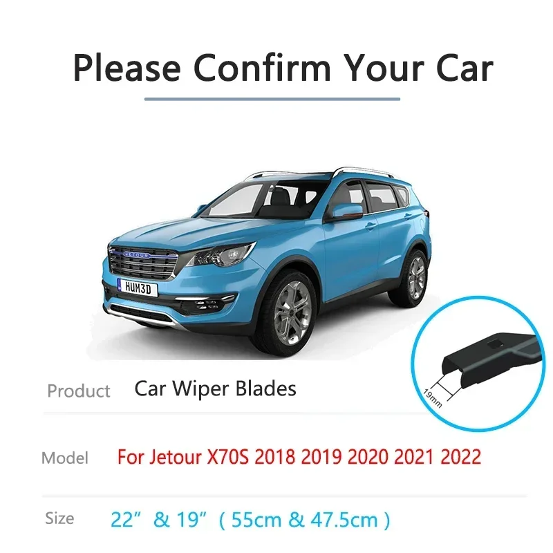 Резиновая щетка стеклоочистителя для Jetour X70S EV Bahman Hi Prime Sinogold Yuechi Soueast DX8 2018 ~ 2022