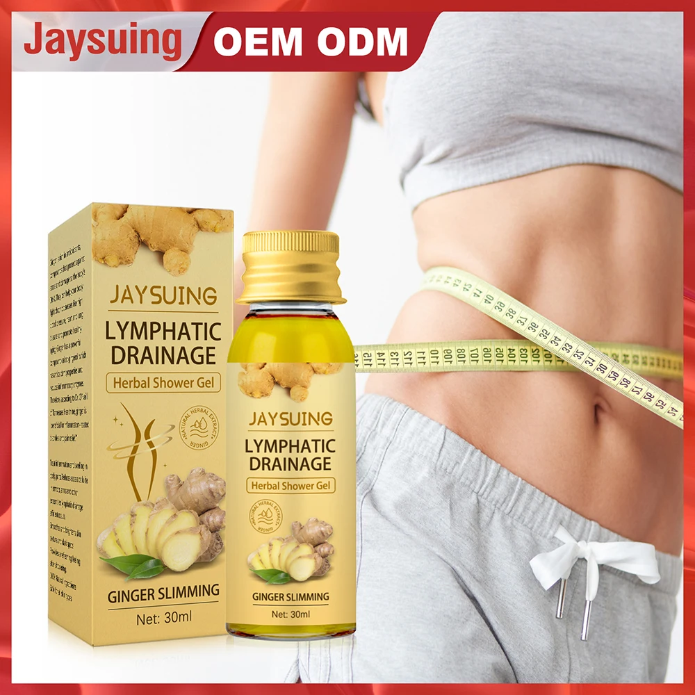 

30ml Lymphatic Drainage Herbal Shower Gel Weight Loss Ginger Body Wash Removes Lymph Nodes Underarm Fat Shower Gel For Women